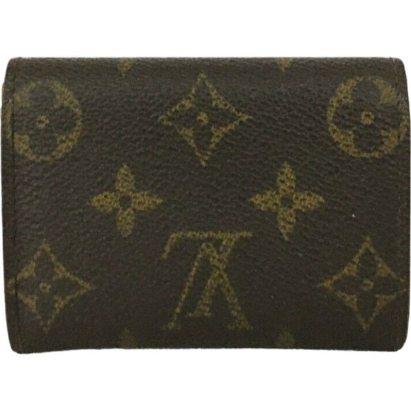 926131T Louis Vuitton Wallet Porte Monnaie Plat Brown Monogram - Picture 2 of 9